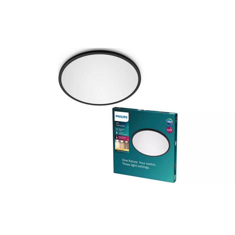 Philips Super Slim White Ceiling Flush Light ∅ 30cm