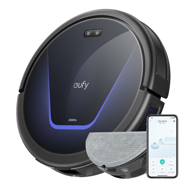 Eufy G50 Hybrid Robot Vacuum & Mop with Auto-Detangle Brush