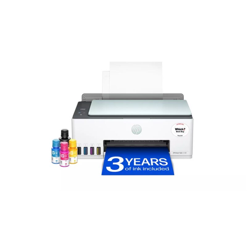 HP Smart Tank 5108 AIO Wireless Tank Printer & 3 Years Ink